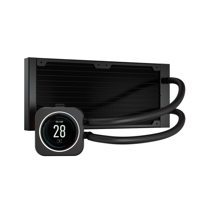 CORSAIR iCUE H100i ELITE LCD Display Liquid CPU Cooler