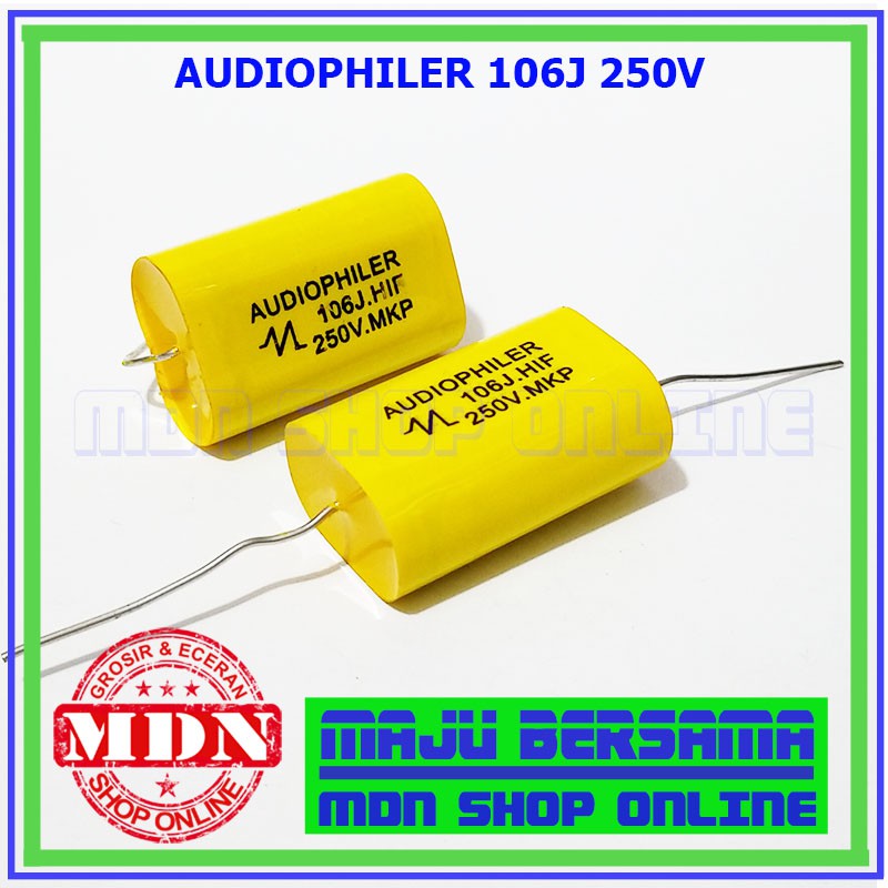 Audiophiler 106 -Kapasitor 10 Uf 250V - Kapasitor Tweeter