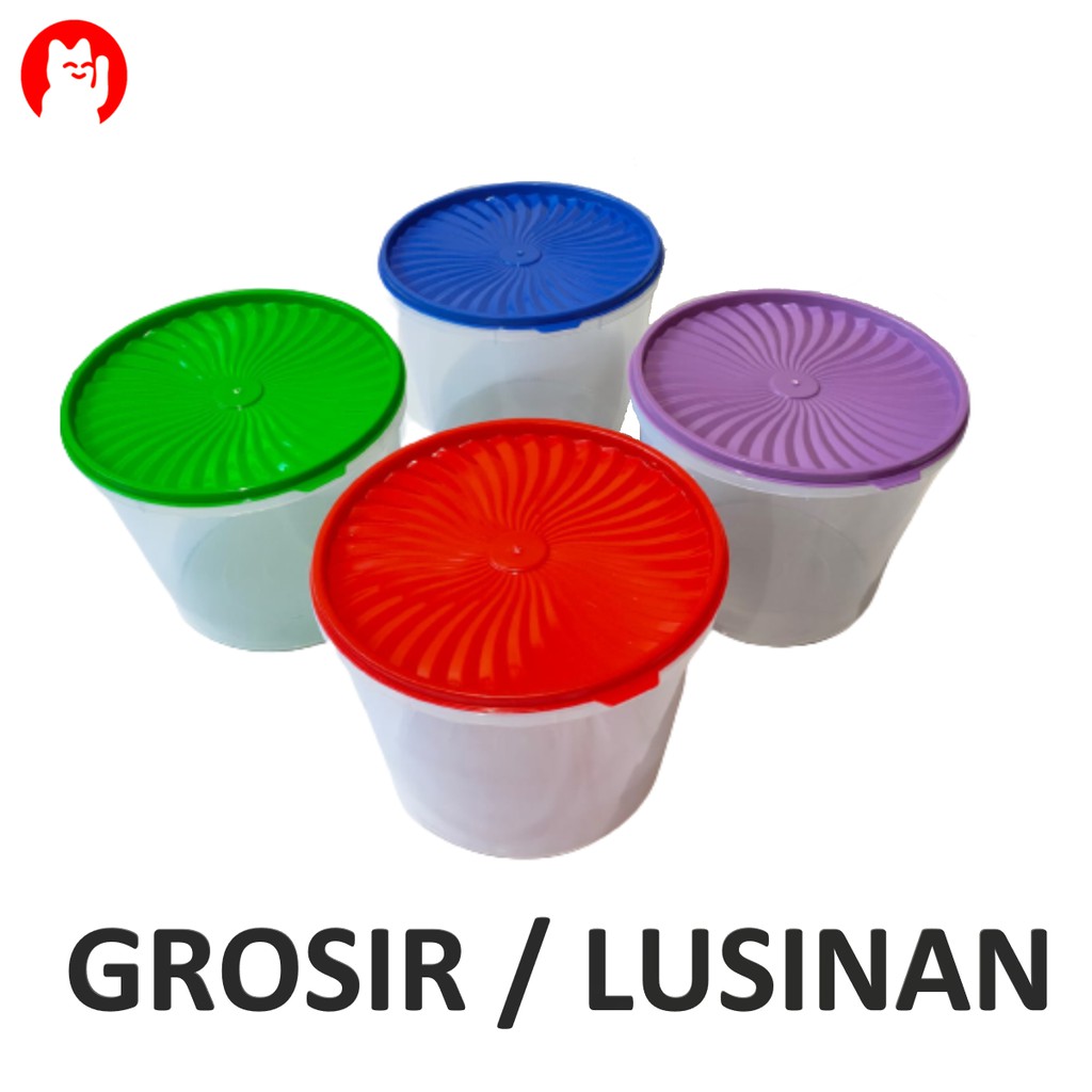 Toples PLastik Kerupuk Kedap Udara 5 liter GROSIR LUSINAN MURAH