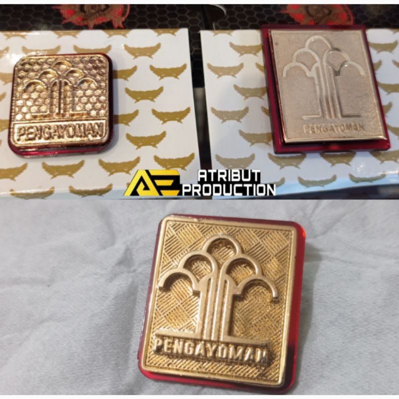 PIN PENGAYOMAN - PIN KEMENKUMHAM / Brevet Pengayoman Kecil / Atribut Lapas / Atribut Kumham / Atribu