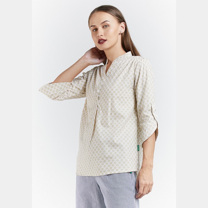 Point One NATASHA Polkadot Blouse 395181 Atasan Wanita