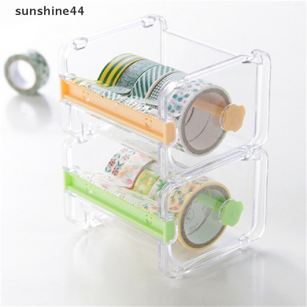 Sunshine Dispenser Selotip Washi Untuk Meja