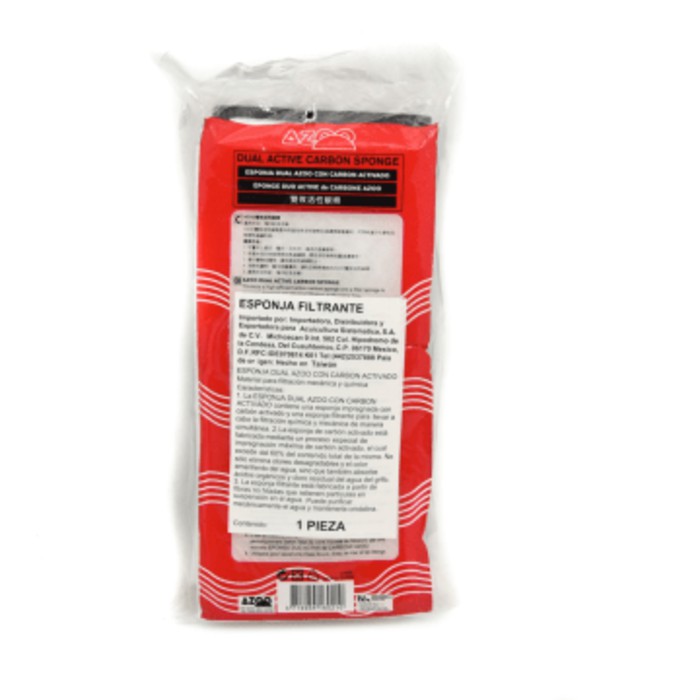 AZOO DUAL ACTIVE CARBON SPONGE/ SPONS PENYARING/ MEDIA FILTER AKUARIUM