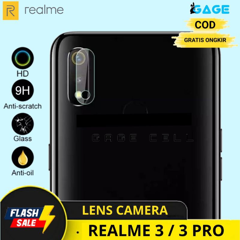 COD✅ Tempered Glass Camera Tg Antigores Kamera Realme 3 - Pelindung Kaca Kamera Realmi 3 Pro 3pro