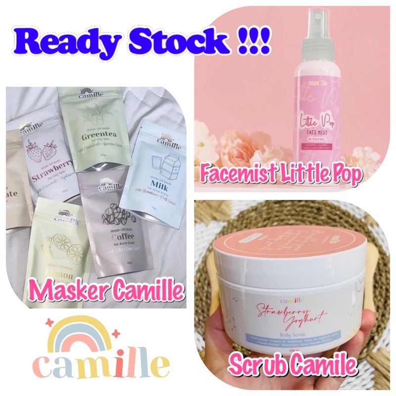 Camile beauty Masker Camile Facemist Little Pop Camile Body scrub