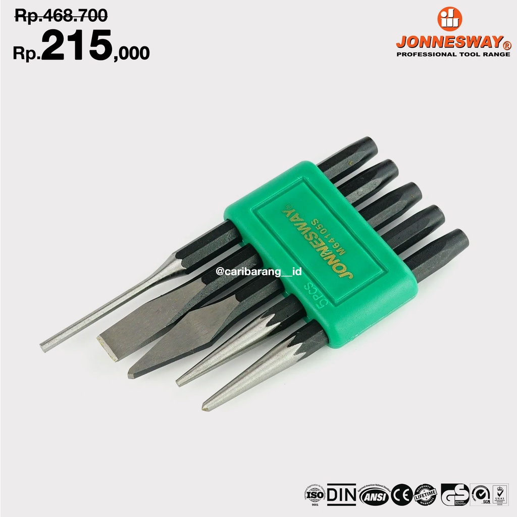 

Jonnesway 5 Pcs chisel punch set
