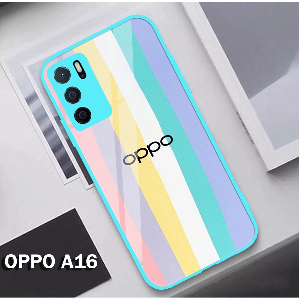Softcase Glass Oppo A16 - Kesing Hp - Case Hp - SCM09 - Casing Hp - Sarung Hp - Pelindung Hp - Softcase Hp - Kesing - Softcase Glass Oppo A16 - Softcase Kaca Oppo A54 - Oppo A16  - Kesing A54 - Softcase Oppo A16 Terbaru - Oppo A16