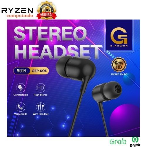 G-power headset Gep H05/earphone/handsfree/Hi-fi extra bass