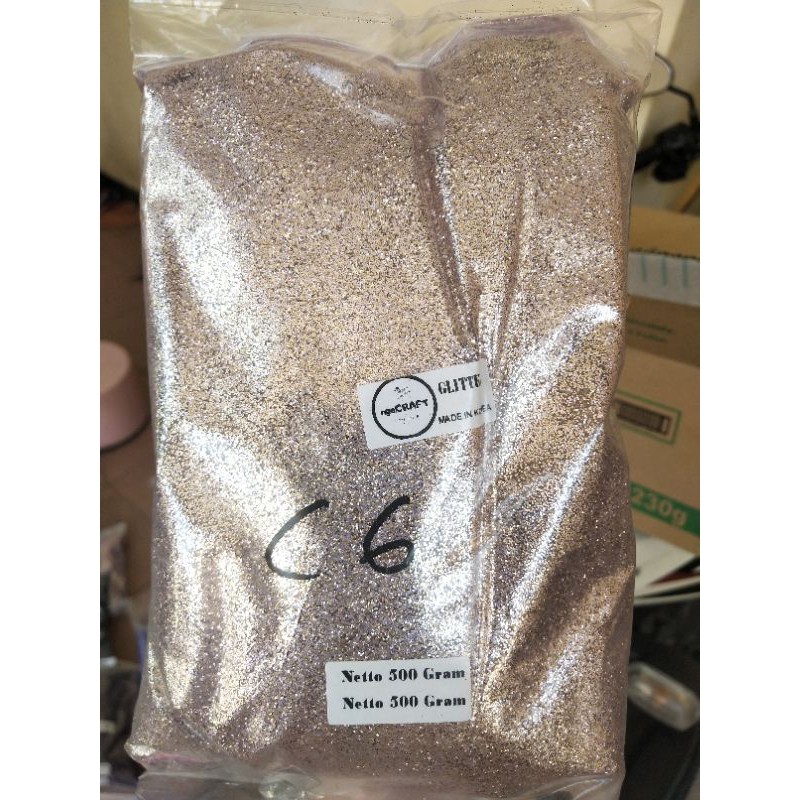 PROMO CUCI GUDANG!!  SERBUK GLITTER 500 GRAM