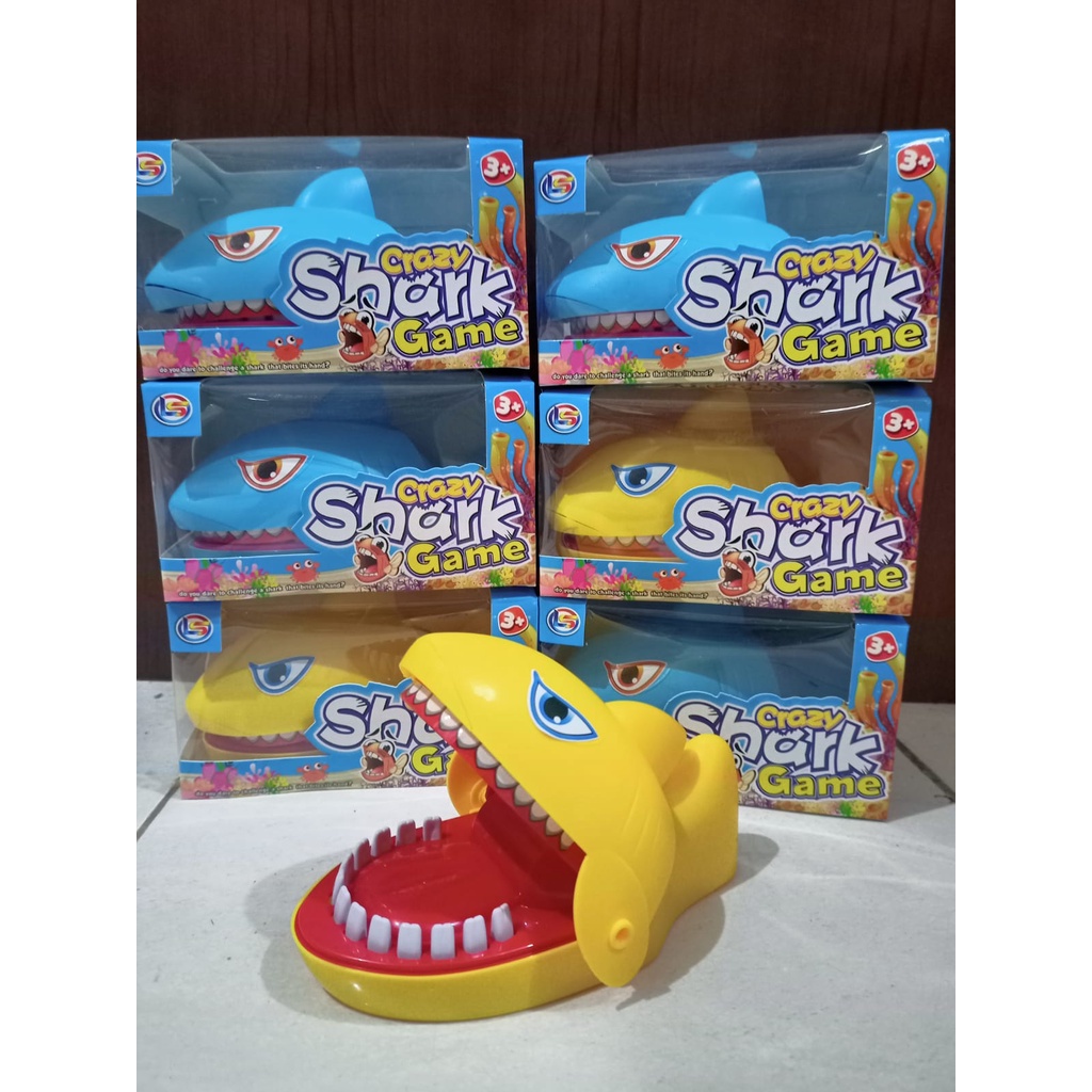 Mainan gigit jari yang lagi viral/Mainan Hiu gigit jari murah/Baby Shark Game Crazy