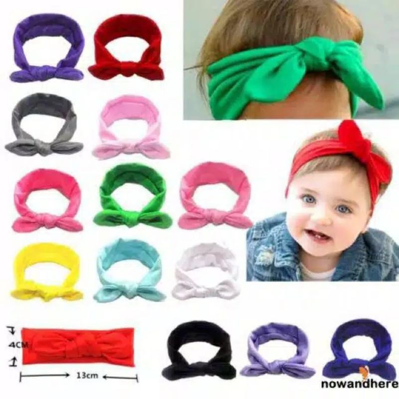 Bandana Pita Bayi / Bando Pita Bayi/ Bandana Bando Bayi