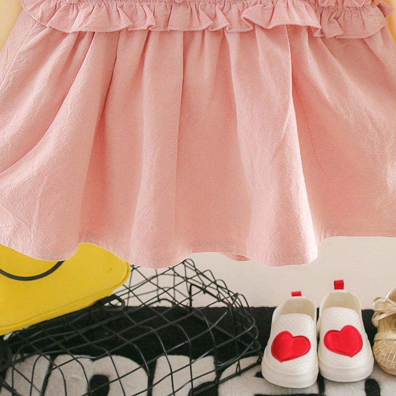 Dress Anak Perempuan Motif Pink Rabbit