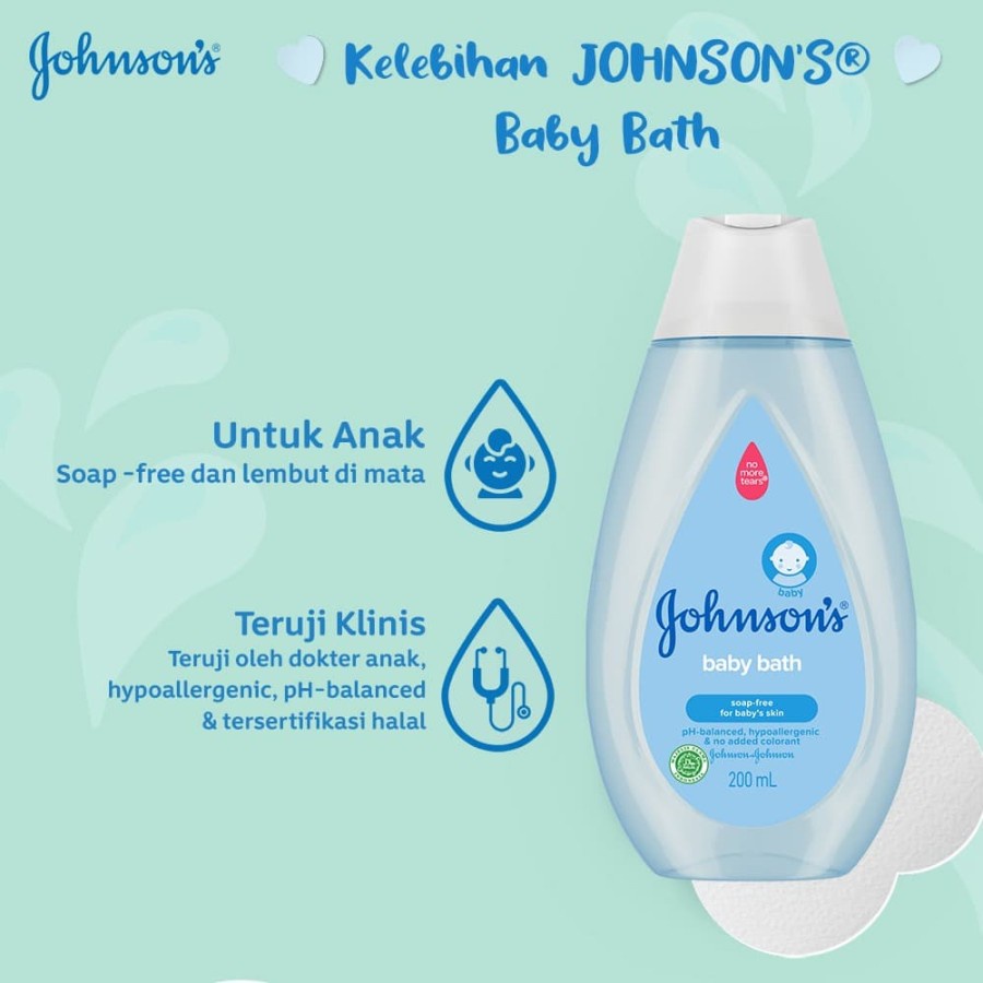 JOHNSON'S Baby Bath - Johnson Sabun Mandi Bayi 200ml