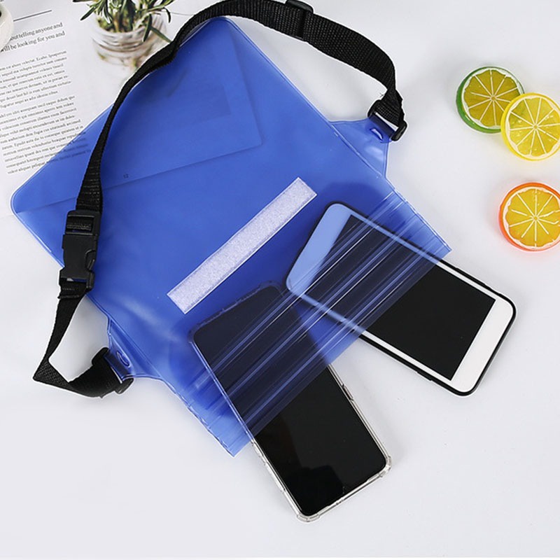 ✗□Tahan Air Tas Renang Ski Drift Menyelam Bahu Pinggang Pack Tas Bawah Air Tas Ponsel Case Cover unt