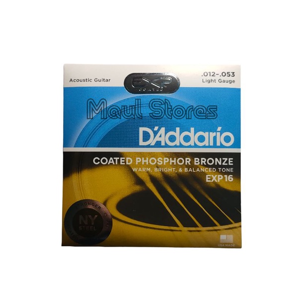 Senar Gitar Akustik D'addario String EXP15 EXP26 EXP16