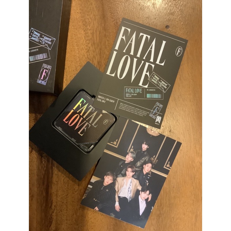 MONSTA X FATAL LOVE KIHNO POSTCARDS, PHOTOCARD, KIT