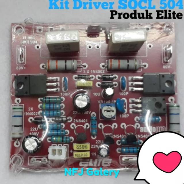 Karakter driver socl 504 Kit Driver SOCL 504 Power Amplifier Original 100% Elite Pekakas elektronik