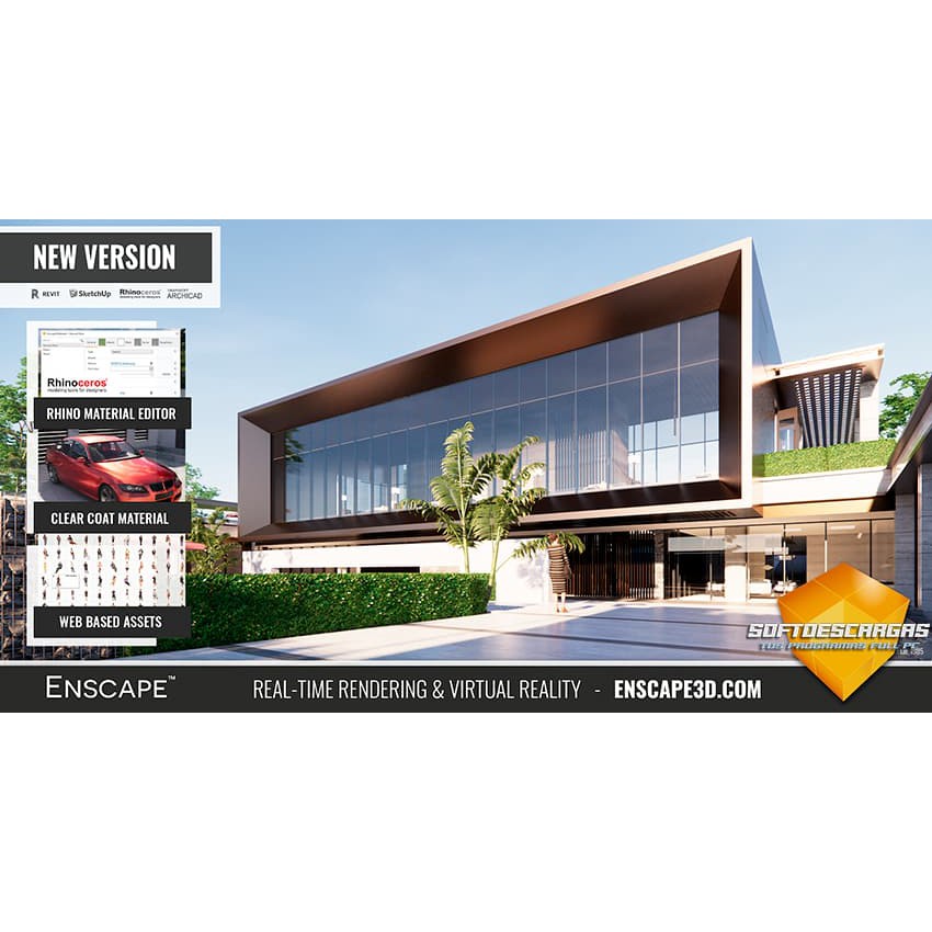 [FULL VERSION] Enscape 3D 2.8 Sketchup Render Extension GARANSI AKTIVASI