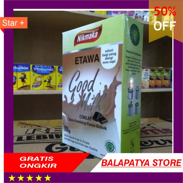 

TERLARIS !!! Susu Kambing Etawa Nikmaka Good Milk Rasa Coklat