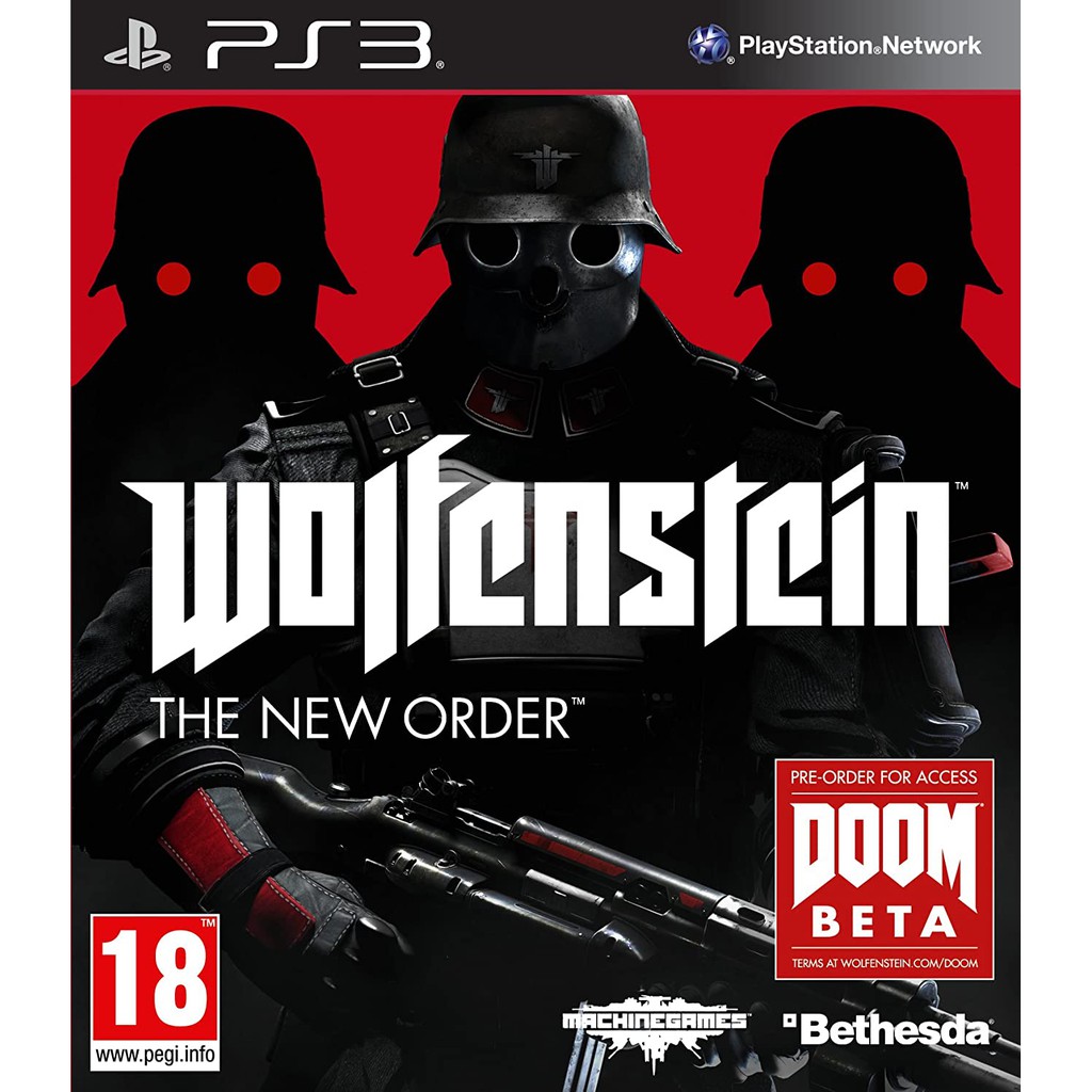 DVD Kaset Game PS3 CFW OFW Multiman HEN Wolfenstein The New Order