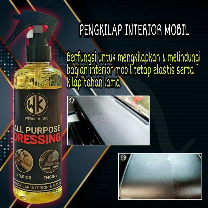 Paket pembersih dan pengkilap interior mobil