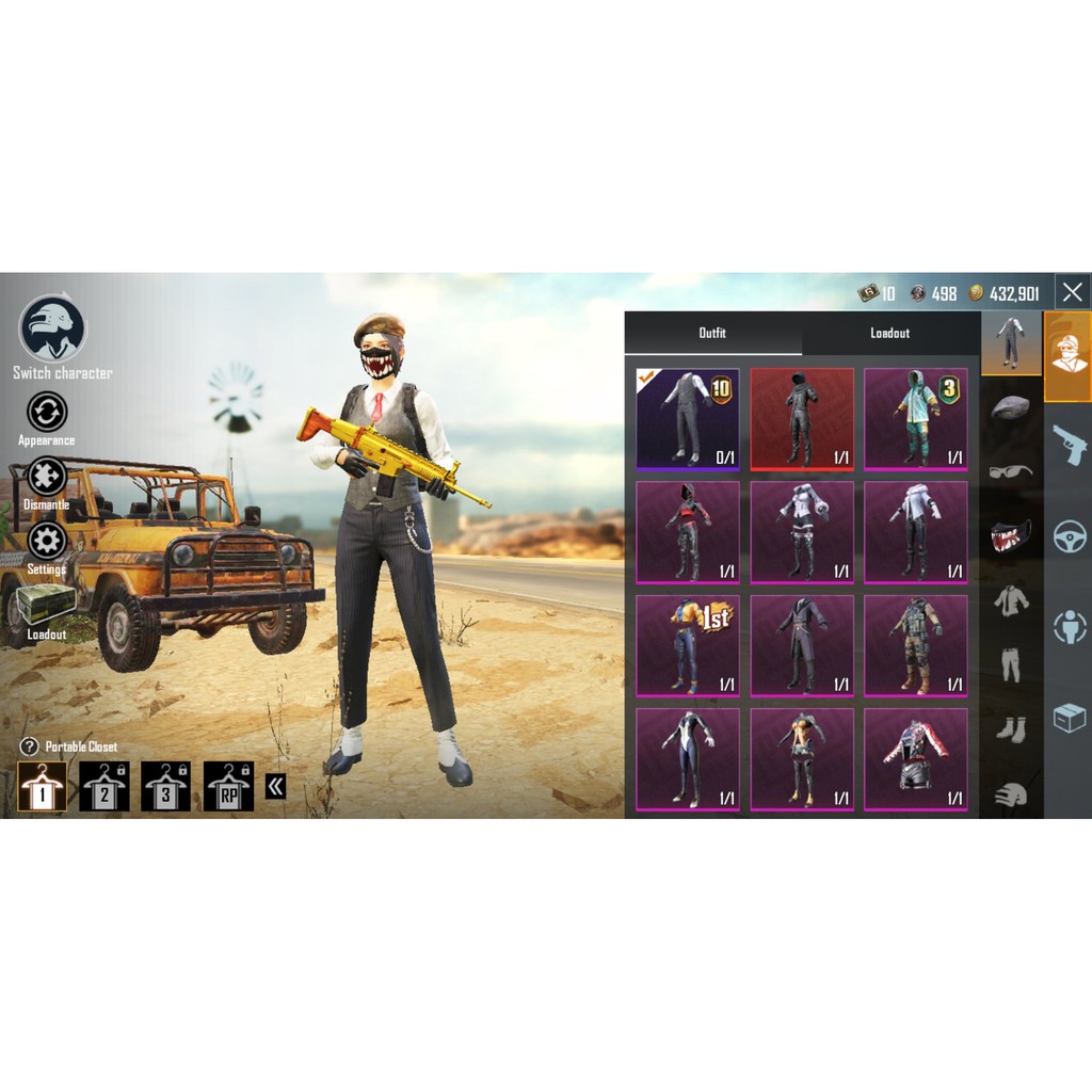 Akun PUBG MOBILE Shopee Indonesia