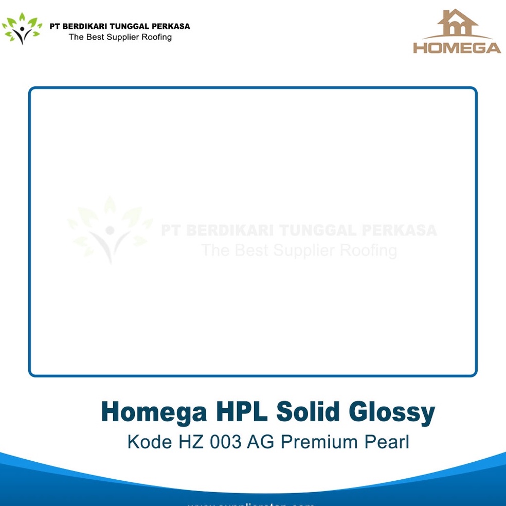 Pelapis Kayu HPL / Homega HPL Solid Glossy