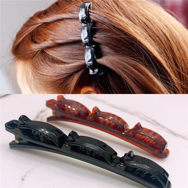 Grosir - B758 Bando Jepit Multi Layer Double Bangs / Hairstyle Hairpin / Jepit Rambut / Headband