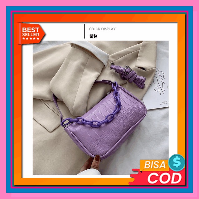 Waistbag Import Tas Selempang Depan Wanita Tas Bahu Bqj3347 Empuk Waisbag Tas Slempang Cewek Murah S