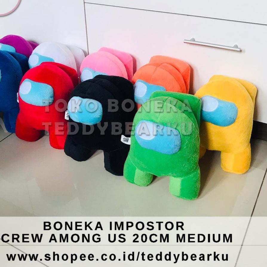 ♠  Boneka Impostor _Crew AMONG_ Us MEDIUM ORIGINAL ←