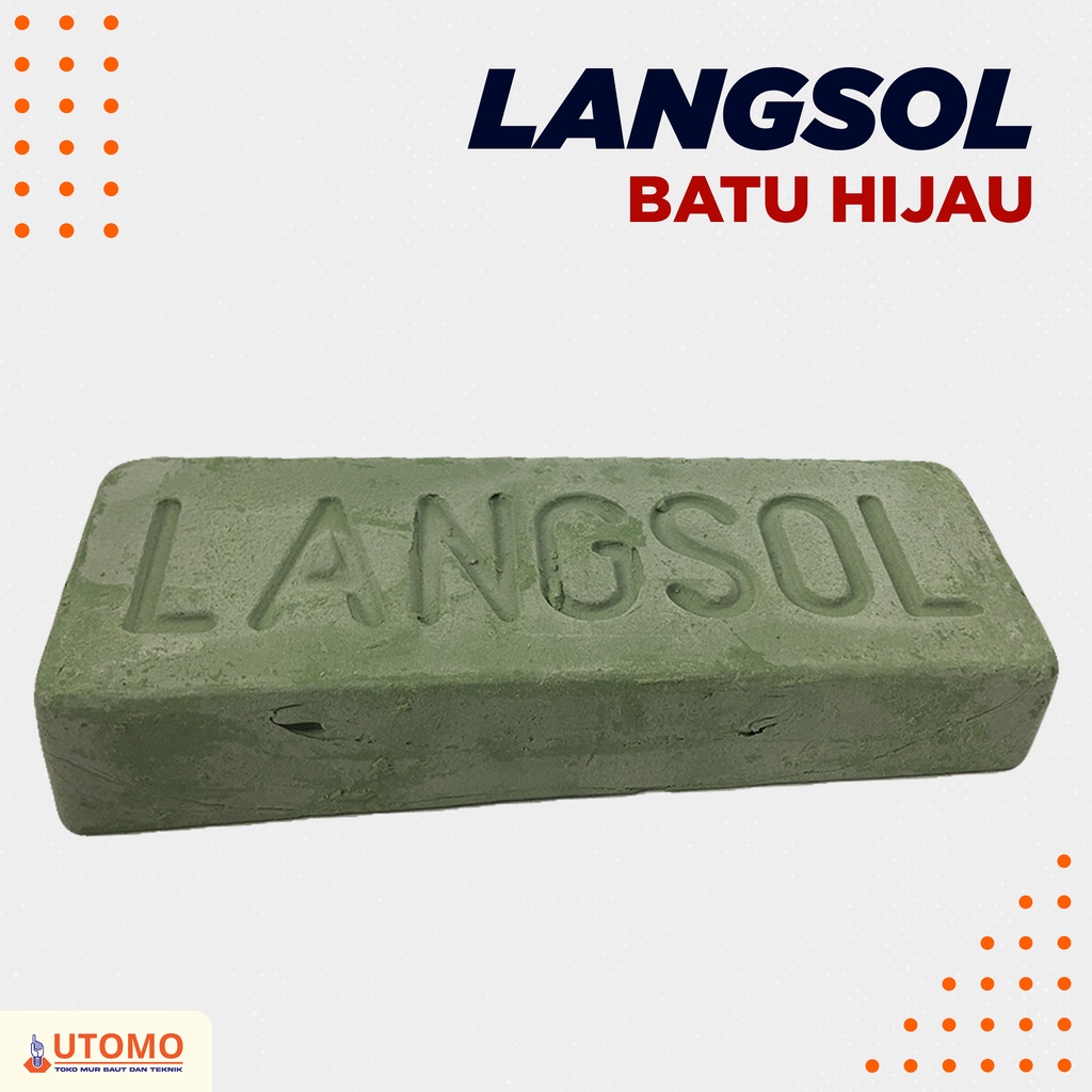 BATU POLES LANGSOL / Watu Ijo batu gosok langsol