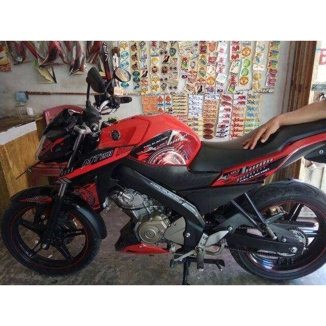 Striping Sticker Lis Variasi Yamaha New Vixion Advance 2016 2017