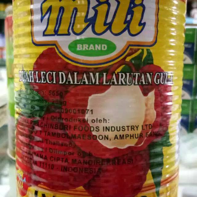 mili leci buah kaleng 12 kaleng/karton