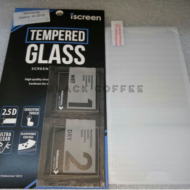 Tempered glass samsung J4 2018 tempered glass iScreen bening