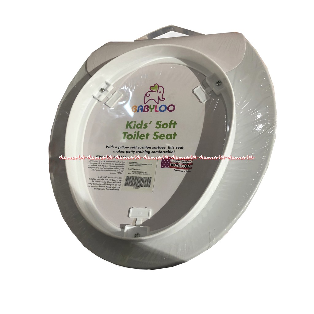 Babylo Kid's Soft Toilet Seat Tempat Duduk Tambahan Untuk Anak Alas Duduk Toilet Anak Toilet Duduk