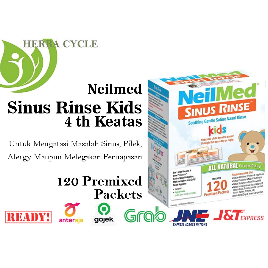 Neilmed Sinus Rinse Kids Premix 120 Sachet Neilmed Kids Sinus Rinse Obat Sinus Herbal