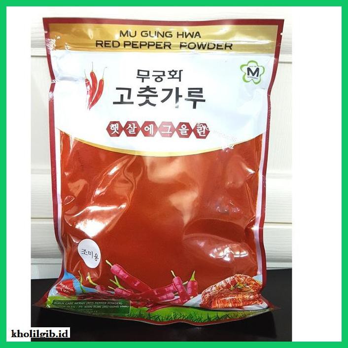 

Aneka-Sambal- Mugunghwa Gochugaru Red Pepper Powder Cabe Bubuk Korea 100Gr -Pedeeeeeezzzzzzz.