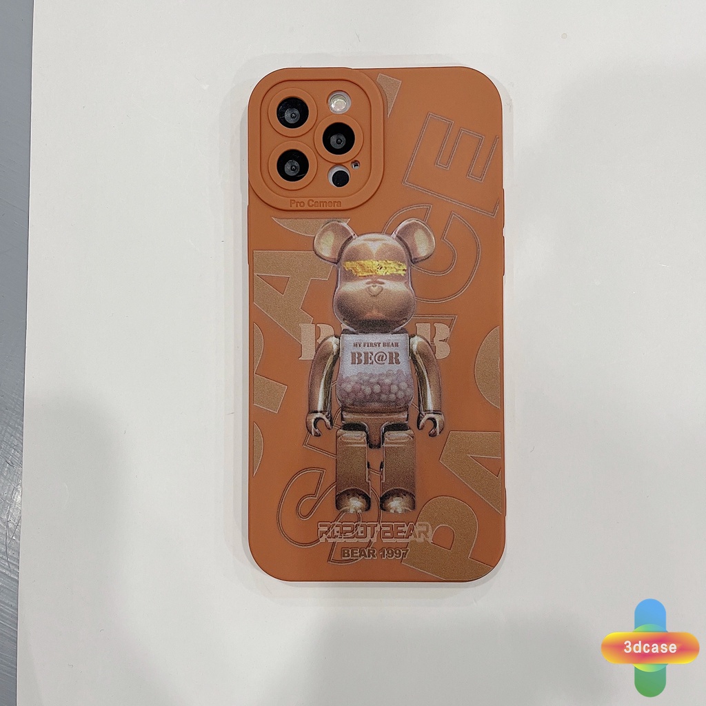 Soft Case Compatible For IPhone XR 11 12 13 PRO MAX 6 7 6S 8 Plus X XS MAX Se 2020 6SPlus 7Plus 6Plus 8Plus XSMAX Cartoon Robot Bear Angel Eyes Case Cover