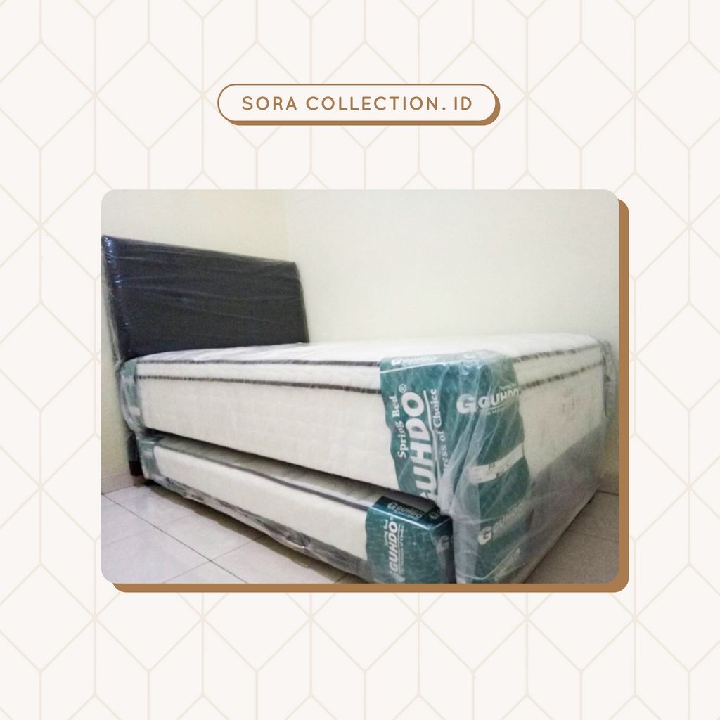 Guhdo Springbed 2 in 1 Ruby Dream Latex + Headboard Bravo Uk 160x200