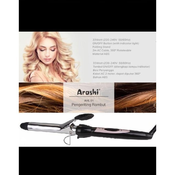 Arashi Alat Catok Pengeriting Rambut / Curly Hair AHL-01