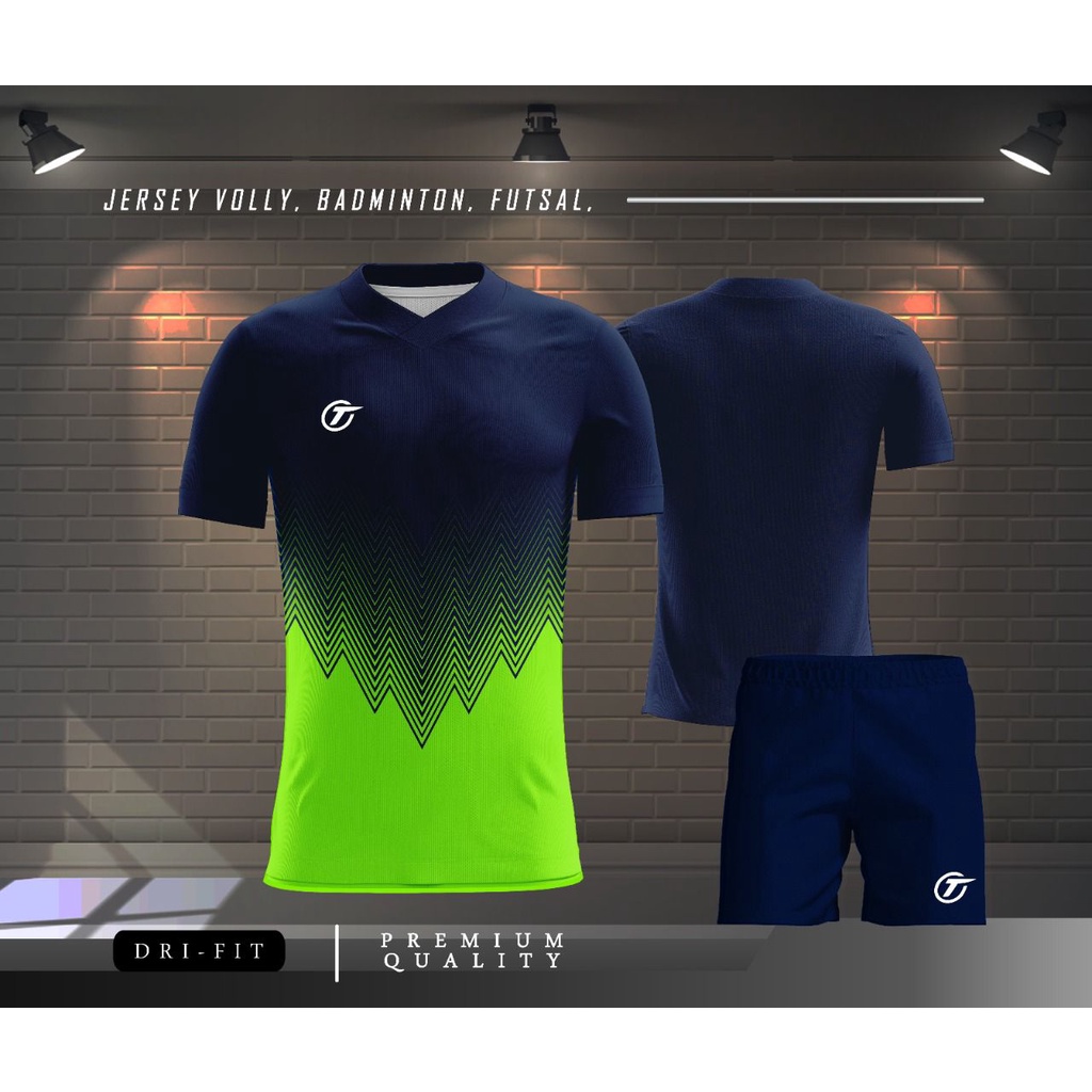 1 SET PAKAIAN OLAHRAGA PRIA BAJU BADMINTON KAOS BULUTANGKIS.JERSEY DRY FIT