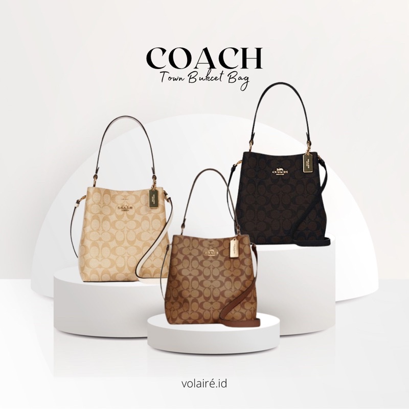 COACH Town Bucket Bag Medium 100% ORIGINAL
