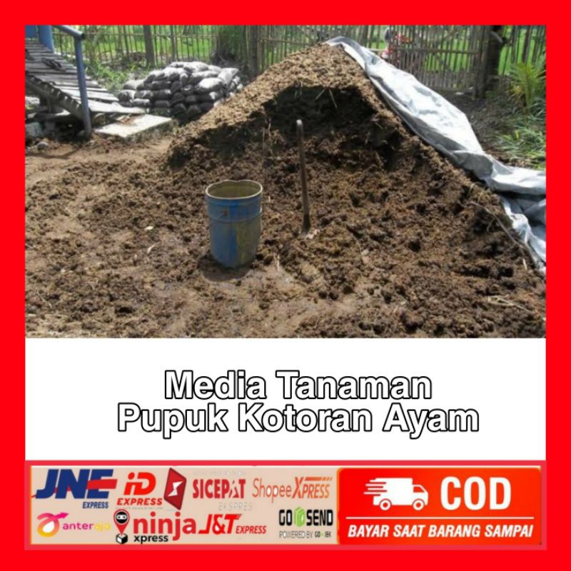 Media Tanam Pupuk Kandang Ayam Organik 500gr - 100% Asli Official Sayur Lembang
