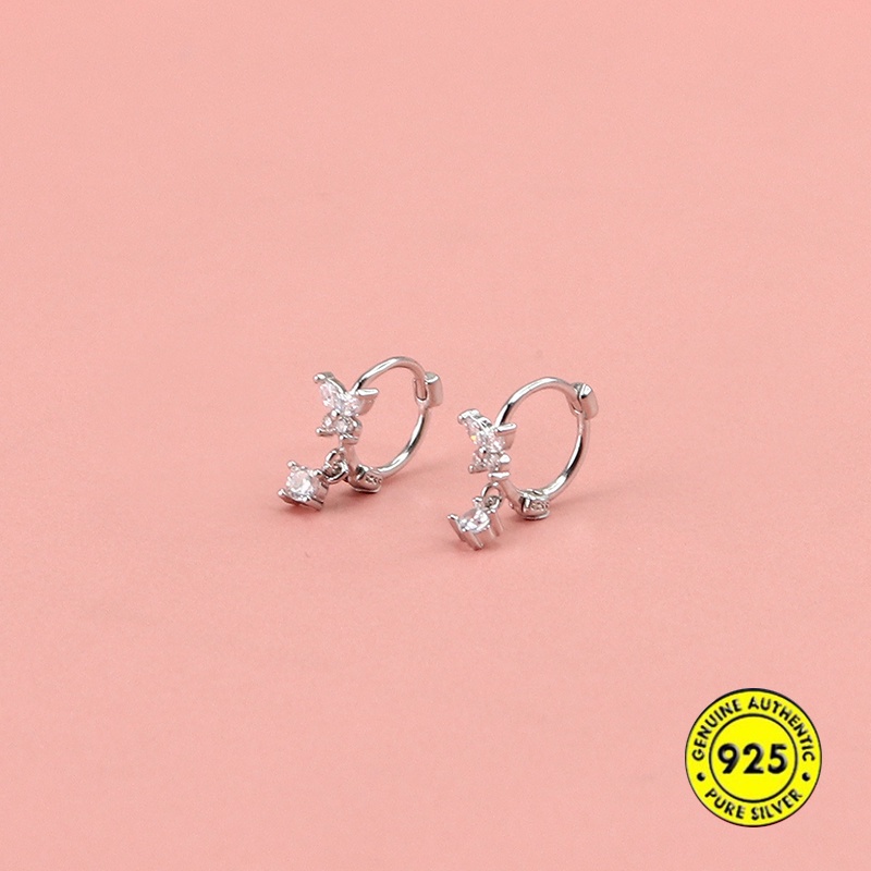 Anting Tusuk Sterling Silver 925 Untuk Wanita