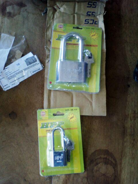 Gembok Putih 60 Mm Leher Panjang Hpp Murah