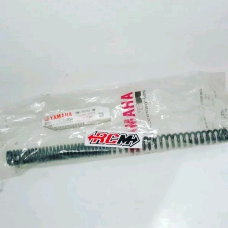 PER PIR SKOK SHOCK DPN DEPAN SPRING FRONT FORK HARGA PERBIJI JUPITER MX JUPITERMX NEW NJMX ORI ORIGINAL YAMAHA YGP ASLI 50C-F3141-00  PANJANG 28 CM JAMINAN ORIGINAL YAMAHA YGP PARTS