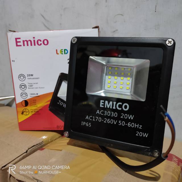 lampu sorot led 20 watt outdoor lampu taman led floodlight