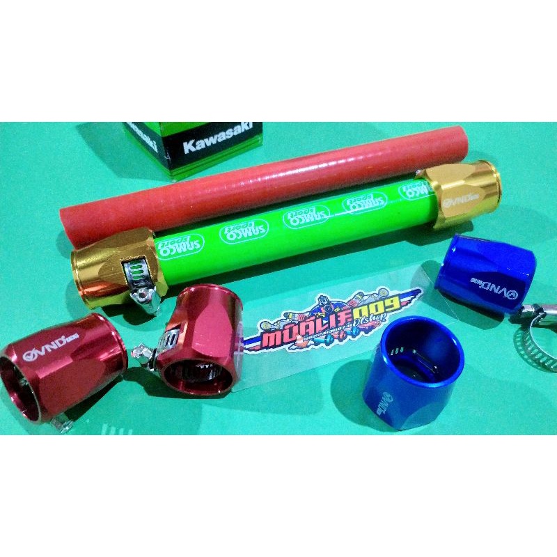 KLEMAN CLEAMAN SELANG SAMCO RADIATOR NINJA R RR DAN SS/KLEMAN/CLEAMAN SELANG NINJA ORIGINAL