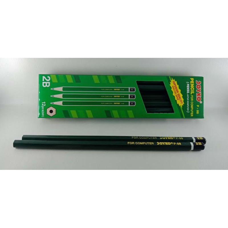 

Pensil 2B Joyco Isi 12 Pcs / Pensil 2B Hijau 1 Pack