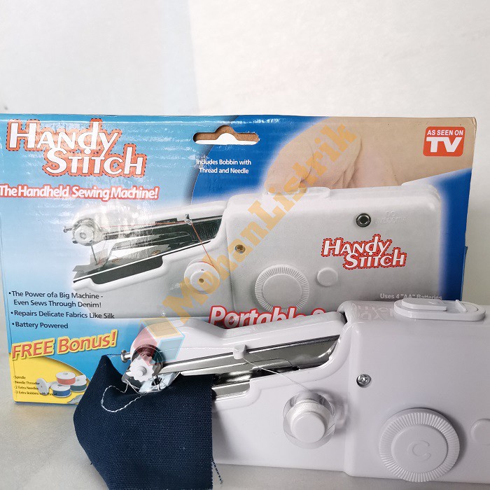 Mesin Jahit Tangan Mini Portable / Handy Stitch / Mesin Jahit Genggam